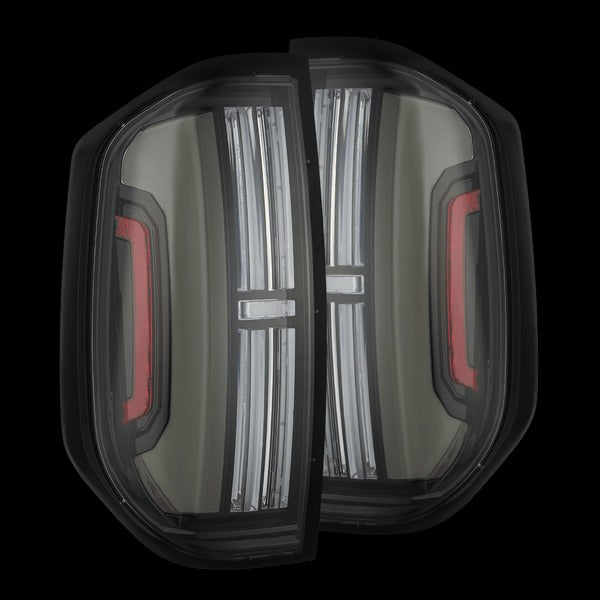 AlphaRex (NOVA-Series) 2014-2021 Toyota Tundra Prismatic LED Tail Lights - Black