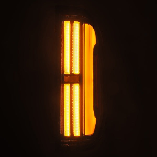 AlphaRex (NOVA-Series) 2014-2021 Toyota Tundra Prismatic LED Tail Lights - Black