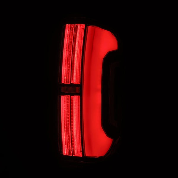 AlphaRex (NOVA-Series) 2014-2021 Toyota Tundra Prismatic LED Tail Lights - Black