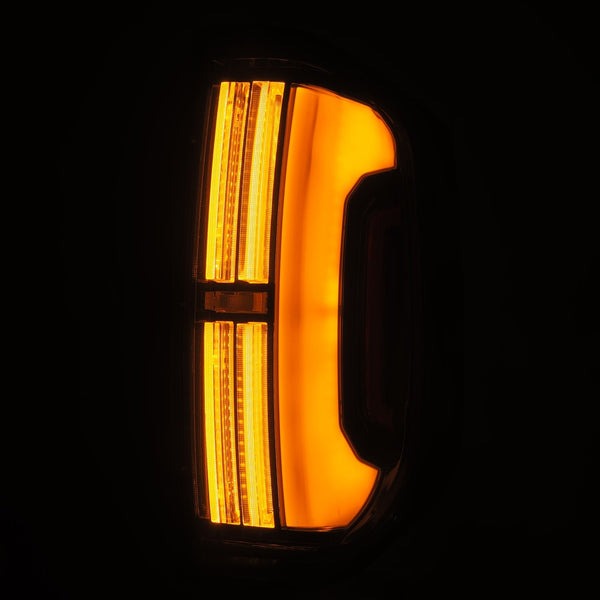 AlphaRex (NOVA-Series) 2014-2021 Toyota Tundra Prismatic LED Tail Lights - Black