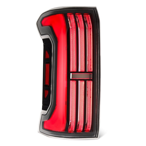 AlphaRex (NOVA-Series) 2024+ Toyota Tacoma Prismatic LED Tail Lights - Black-Red