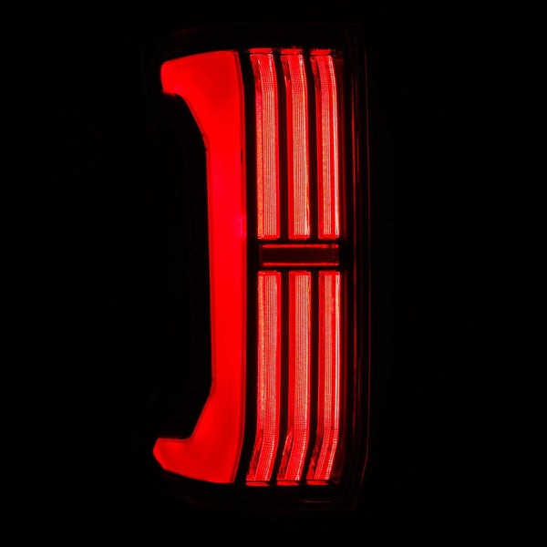 AlphaRex (NOVA-Series) 2024+ Toyota Tacoma Prismatic LED Tail Lights - Black-Red