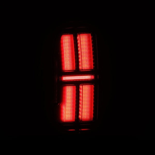 AlphaRex (NOVA-Series) 2005-2015 Toyota Tacoma Prismatic LED Tail Lights - Black