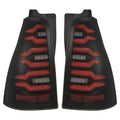 AlphaRex (LUXX-Series) 2003-2009 Toyota 4Runner LED Tail Lights - Black-Red