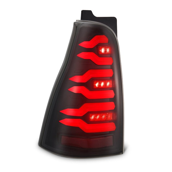 AlphaRex (LUXX-Series) 2003-2009 Toyota 4Runner LED Tail Lights - Black-Red