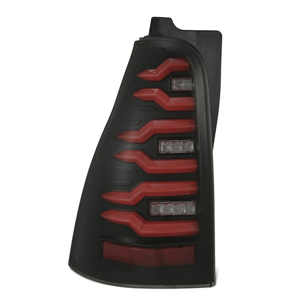 AlphaRex (LUXX-Series) 2003-2009 Toyota 4Runner LED Tail Lights - Black-Red