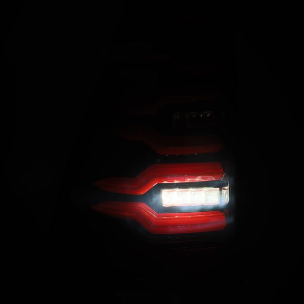AlphaRex (LUXX-Series) 2003-2009 Toyota 4Runner LED Tail Lights - Black-Red