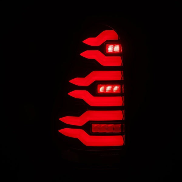 AlphaRex (LUXX-Series) 2003-2009 Toyota 4Runner LED Tail Lights - Black-Red