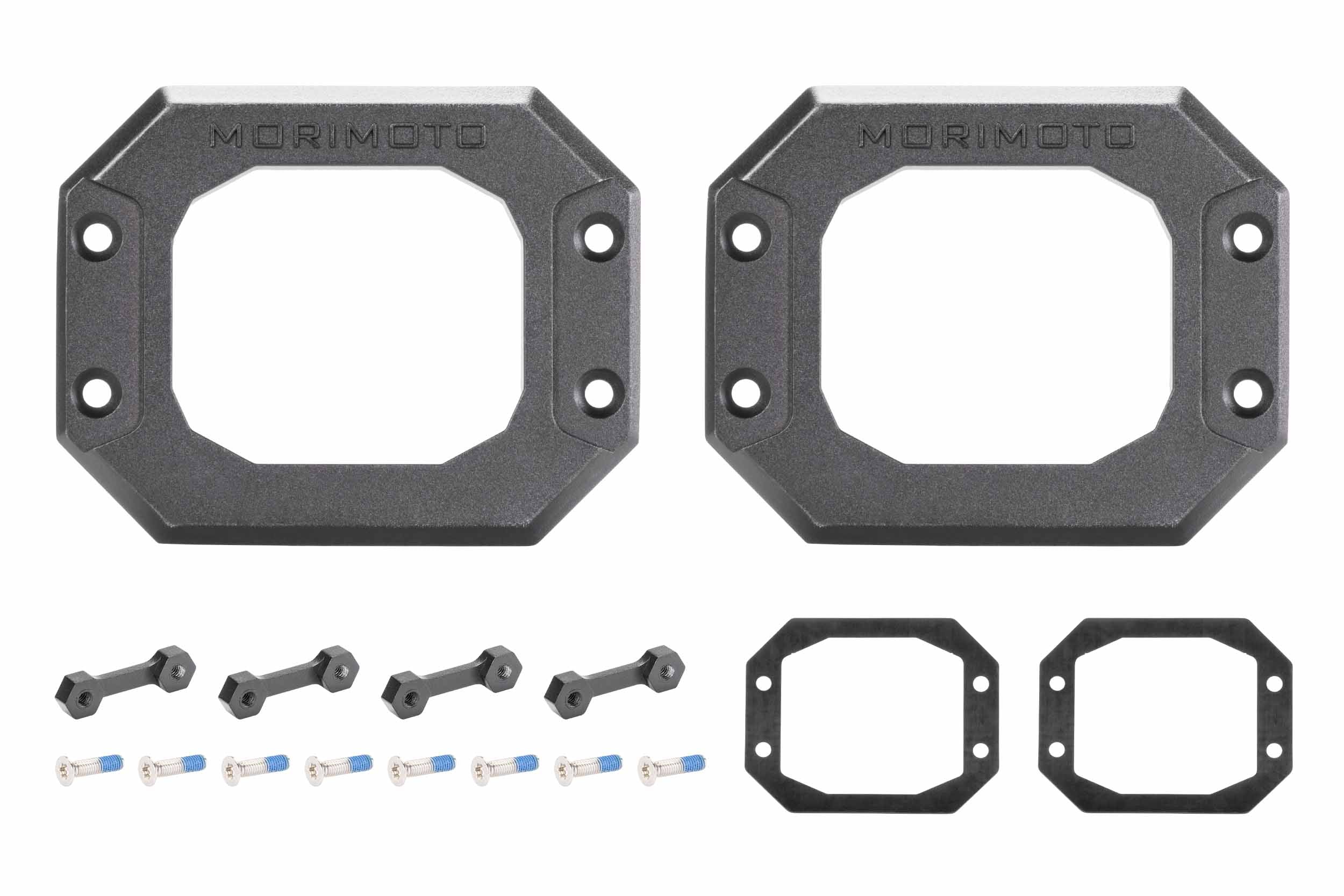 Flush Mounting Kit (Fixed): Morimoto 4Banger Pods (Set)