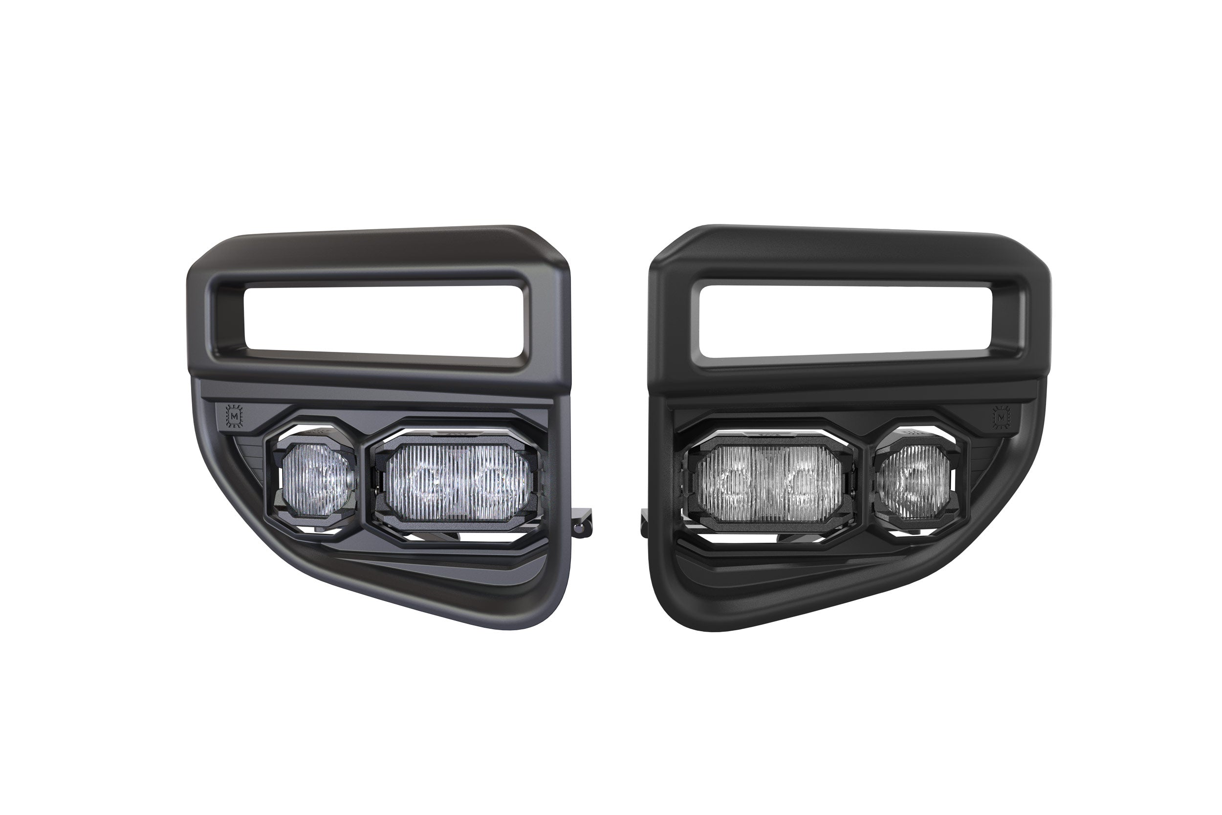 20-22 Super Duty OE LED Fog Light Kit w/ White 1Banger HXB and Yellow 2Banger HXB