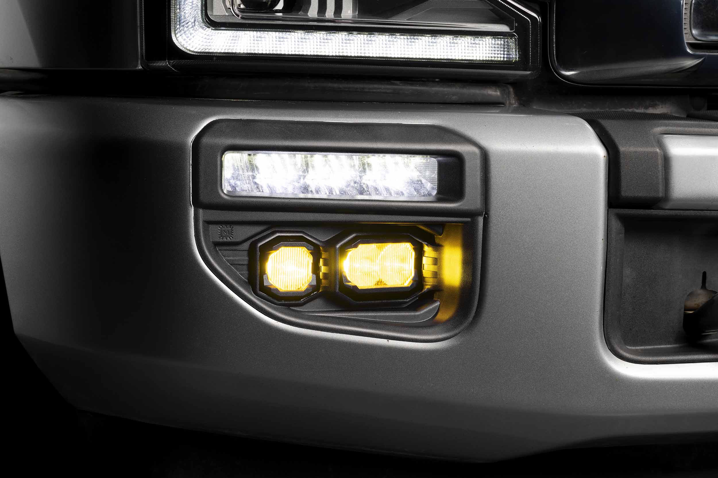 20-22 Super Duty OE LED Fog Light Kit w/ Yellow 1Banger HXB and White 2Banger HXB