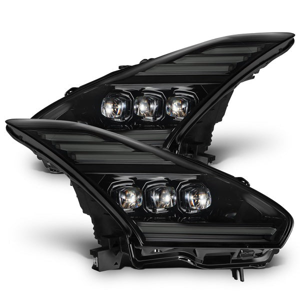 AlphaRex (NOVA-Series) 2009-2025 Nissan GT-R LED Projector Headlights - Alpha-Black