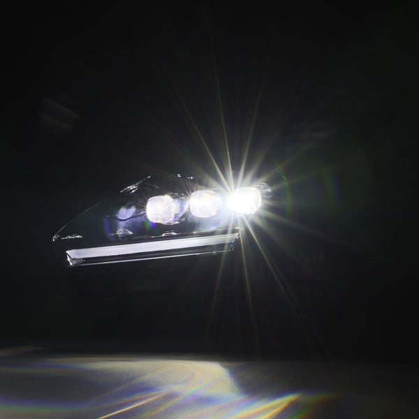 AlphaRex (NOVA-Series) 2009-2025 Nissan GT-R LED Projector Headlights - Alpha-Black