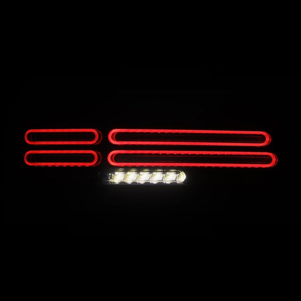 AlphaRex (NOVA-Series) 2023-2025 Nissan Z Quad-Loop Prismatic LED Tail Lights - Alpha-Black