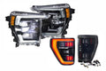 21-23 Ford F-150 White DRL Heads and Smoked Tails