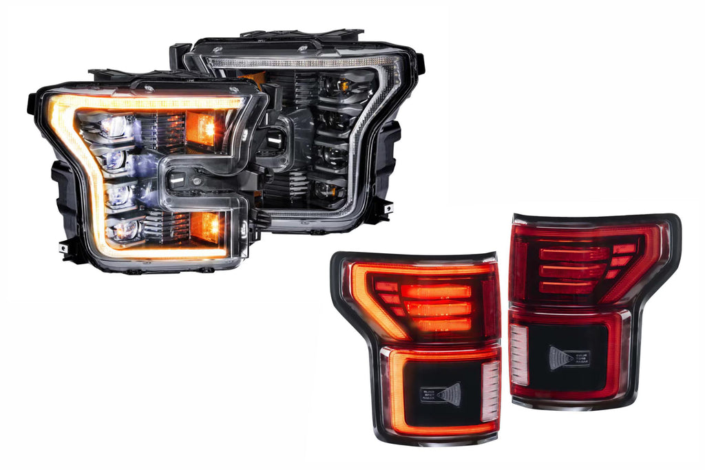 17-20 Raptor Amber DRL Heads and Red Tails