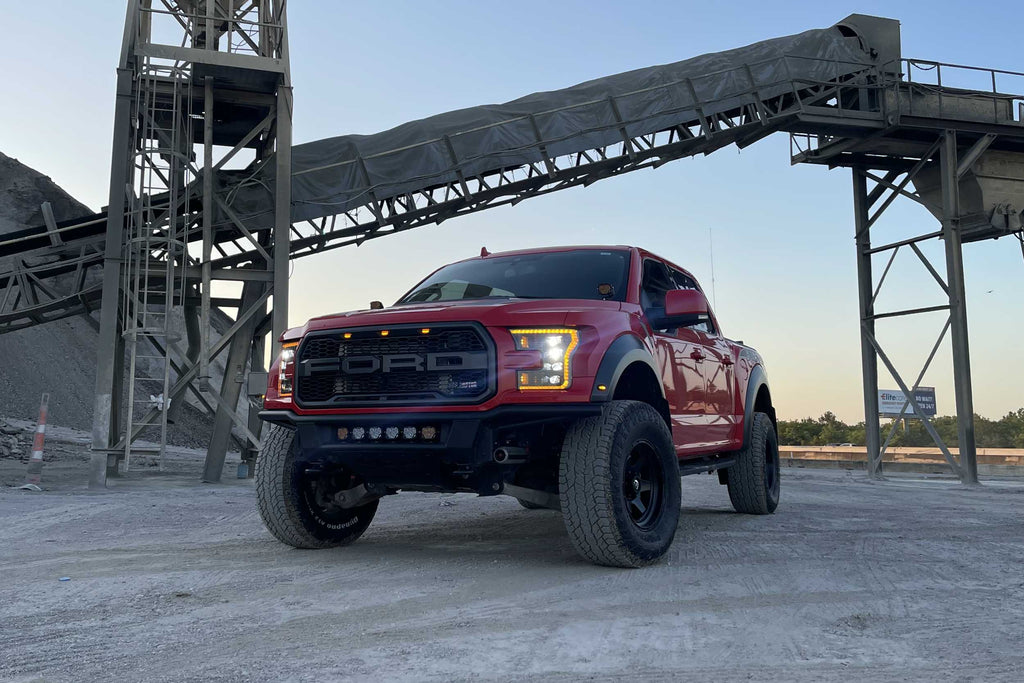 15-17 F-150 Amber DRL Heads and Red Tails