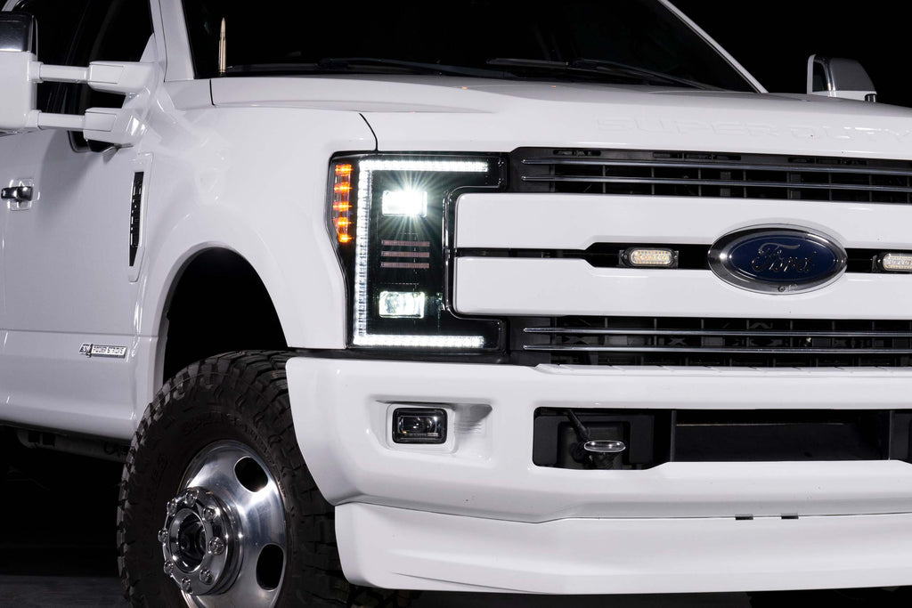 17-19 Ford Super Duty Hybrid Heads and Smoked Tails
