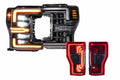 17-19 Ford Super Duty Amber DRL Heads and Red Tails