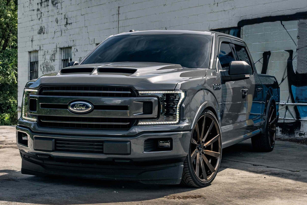 18-20 Ford F-150 White DRL Heads and Red Tails