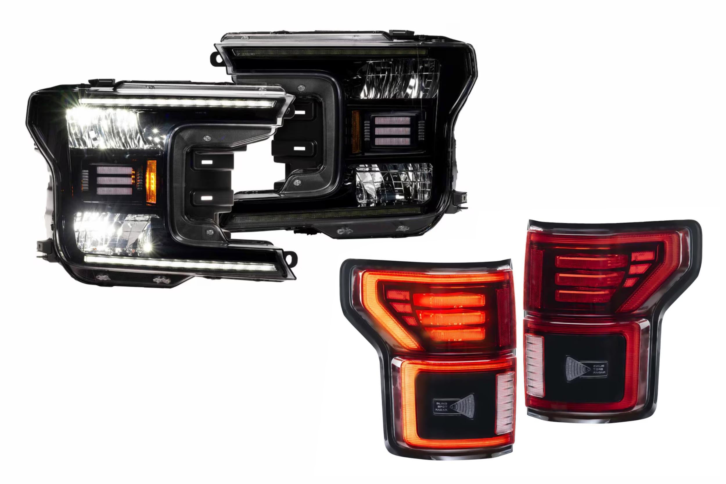 18-20 Ford F-150 Hybrid-R Heads and Red Tails
