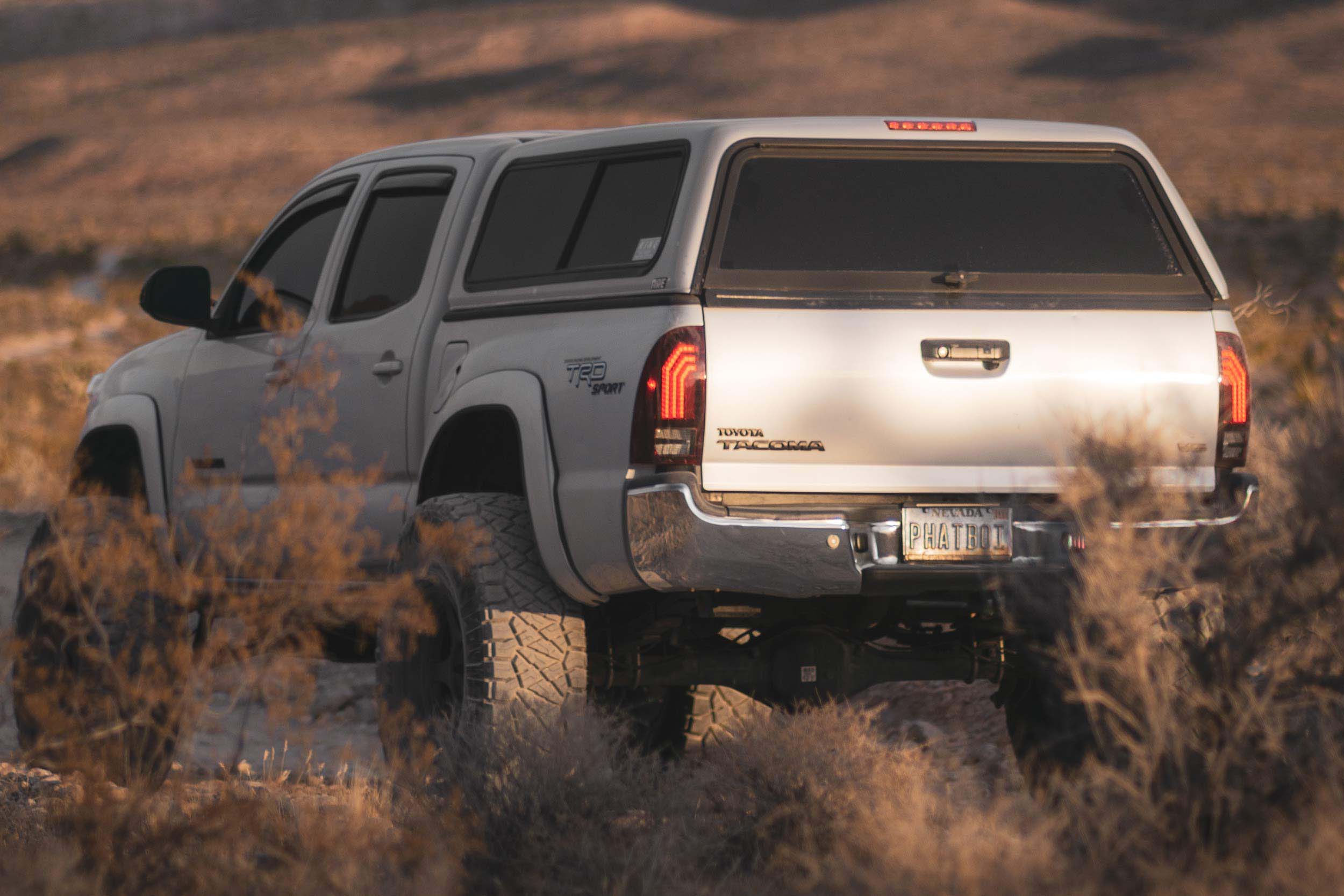 12-15 Tacoma White DRL Heads and Red Tails