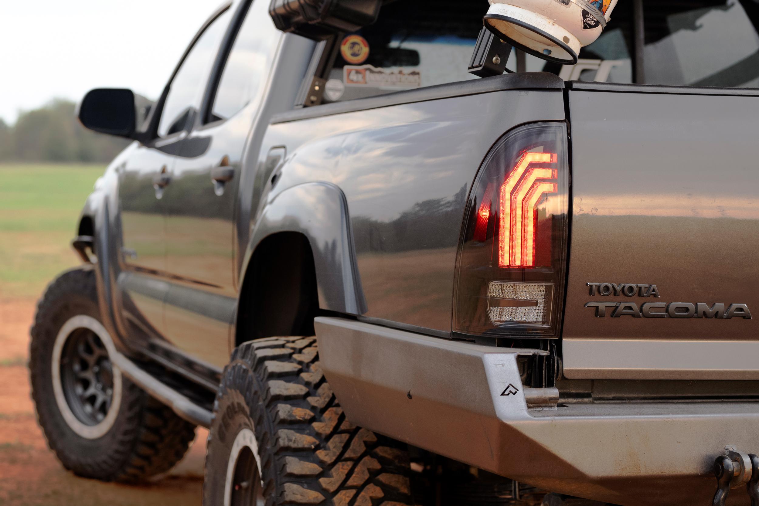 12-15 Tacoma White DRL Heads and Clear Tails