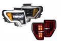09-14 F-150 White DRL Heads and Red Tails
