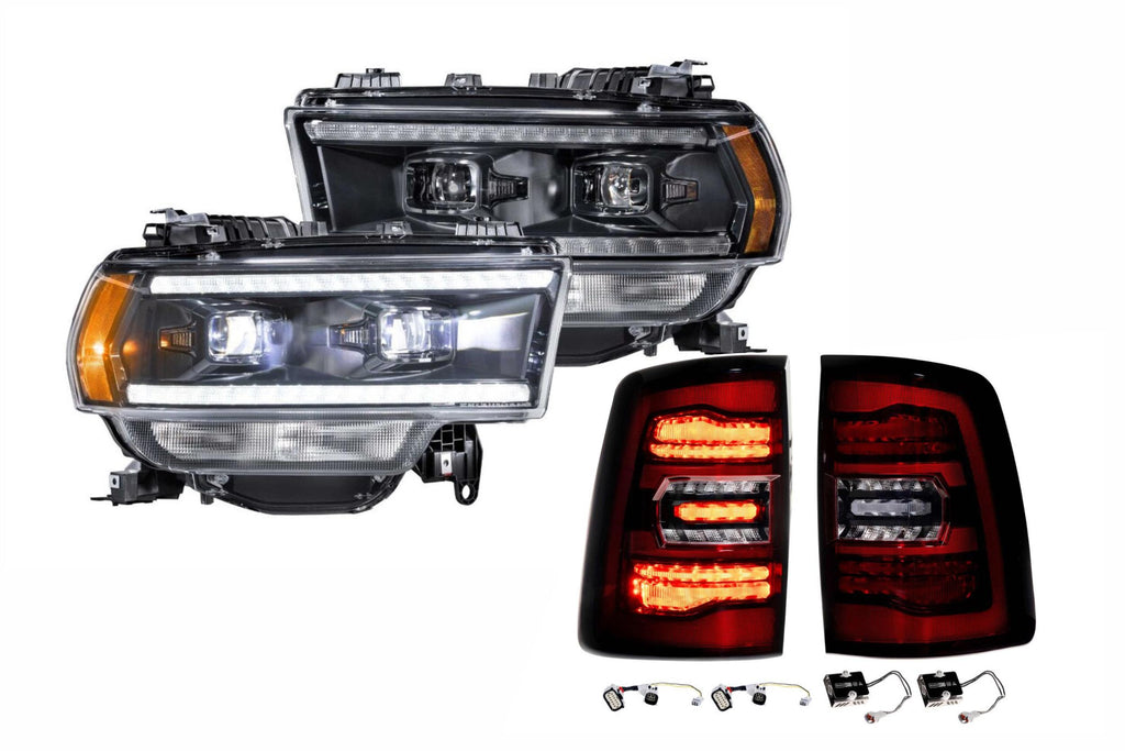 19-24 Ram HD Hybrid Heads and Red Tails