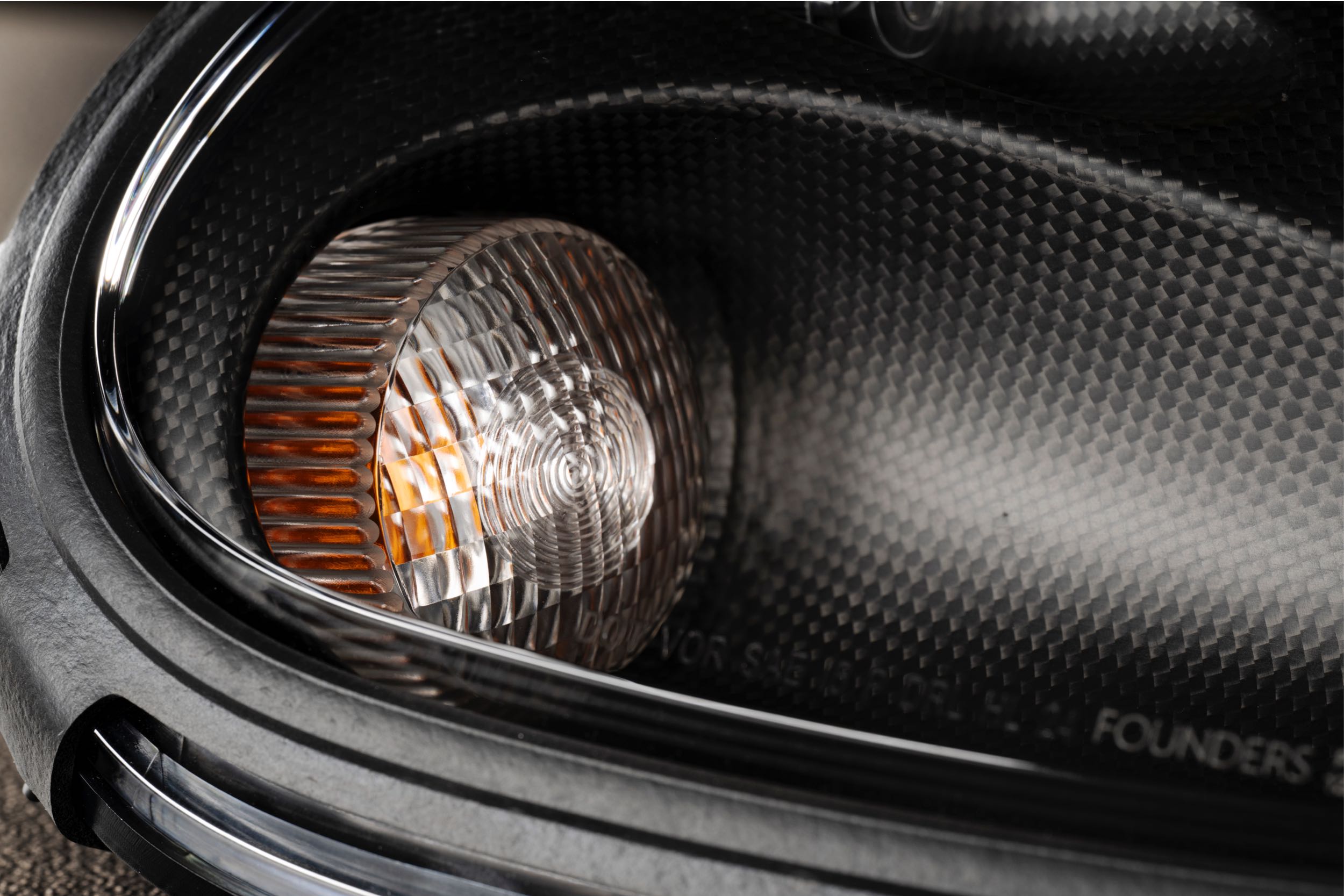 Founders Headlights: Ferrari 360 (RHD/Carbon Fiber)