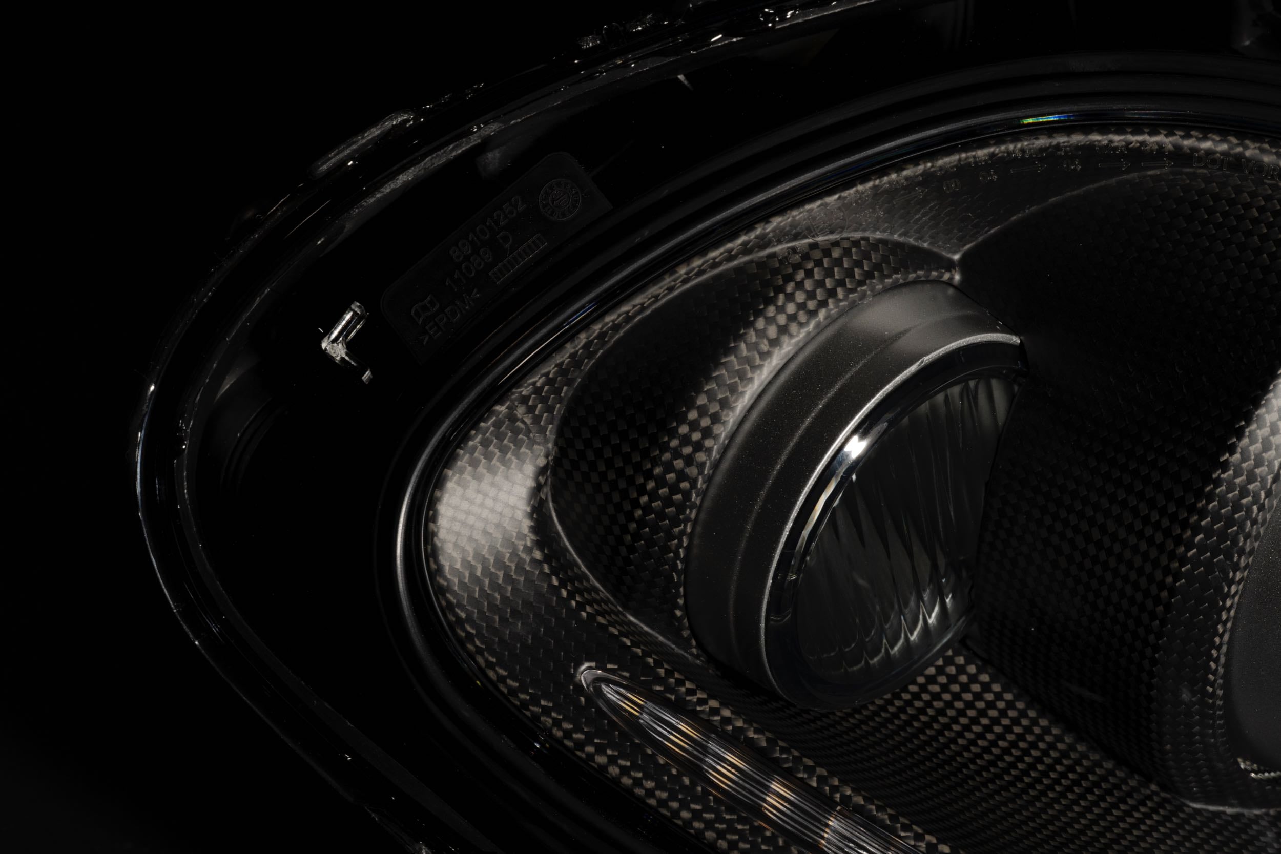 Founders Headlights: Ferrari 430 (RHD/Carbon Fiber/Amber)