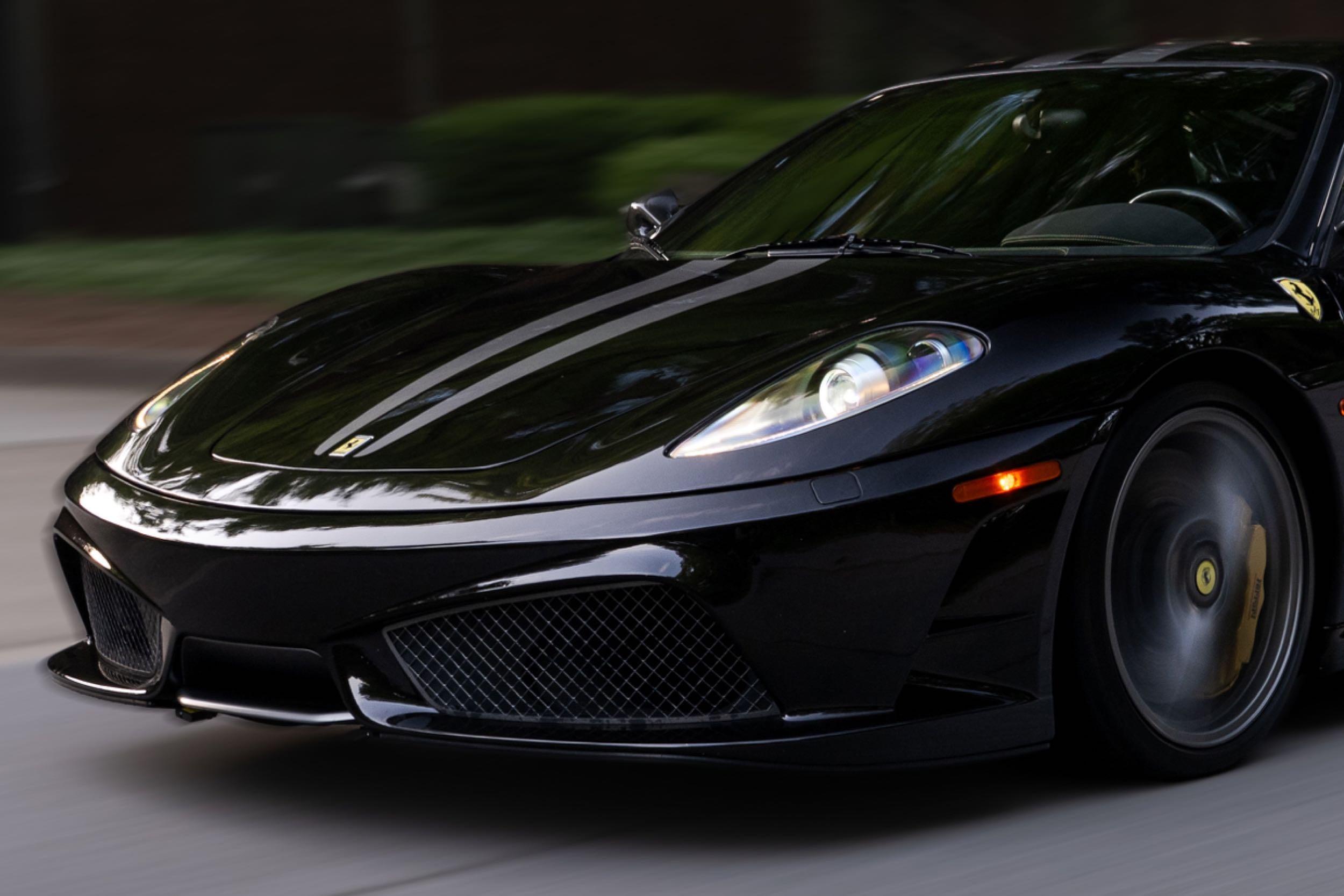 Founders Headlights: Ferrari 430 (LHD/Carbon Fiber/Smoked)