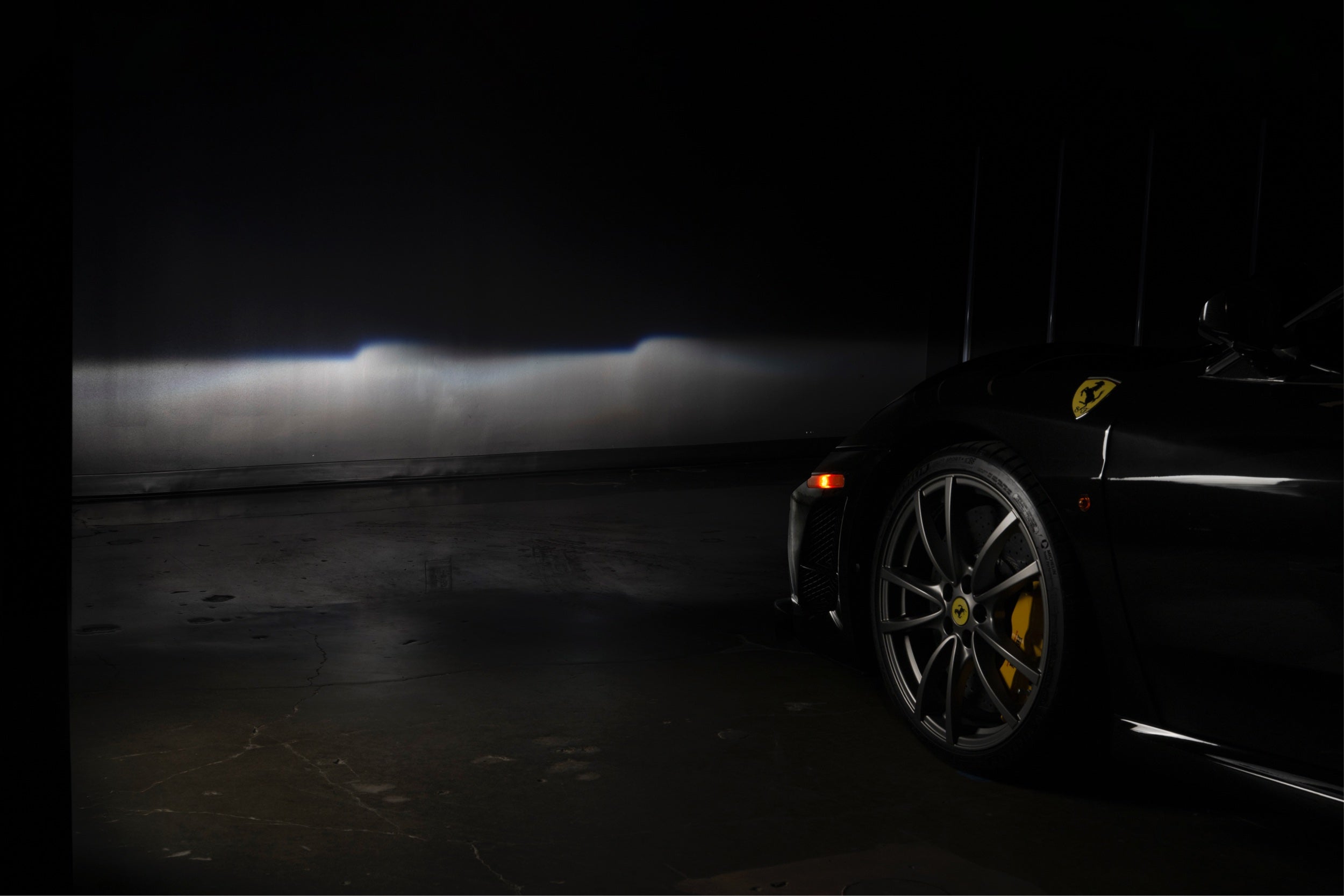 Founders Headlights: Ferrari 430 (LHD/Carbon Fiber/Amber)