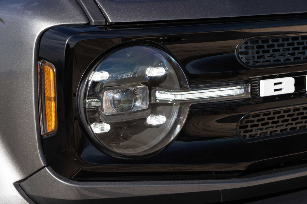 2021+ Bronco White DRL Heads and Smoked Tails