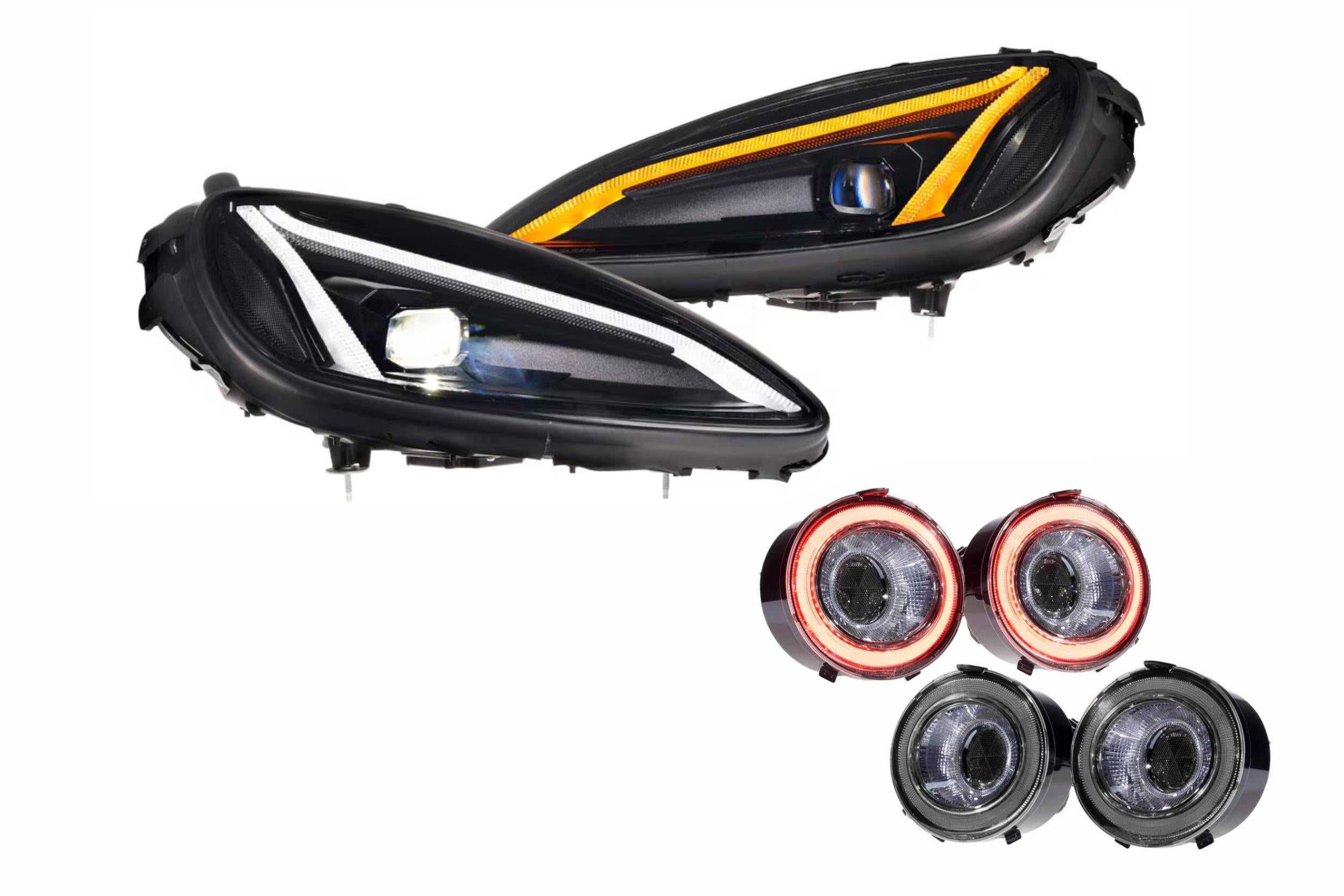 05-13 Corvette C6 Gen 2 Heads and Smoked Tails