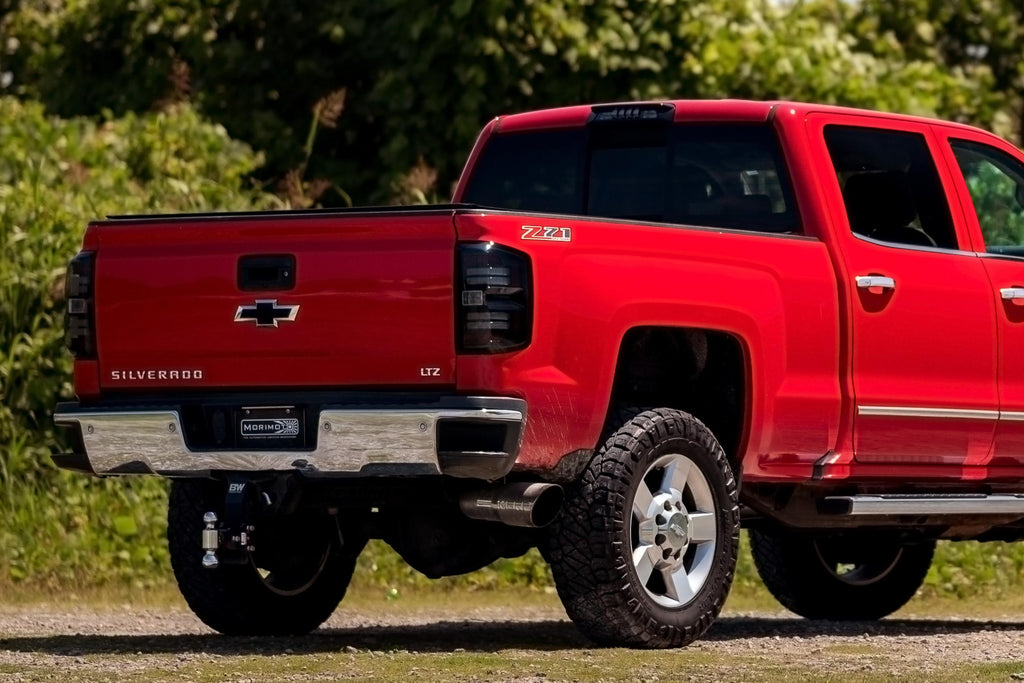 16-18 Silverado 1500 Heads Unfinished Bezel and Smoked Tails