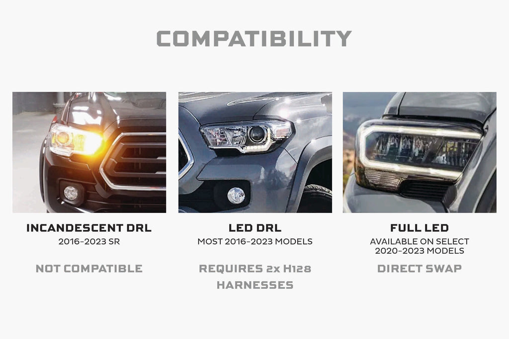 OEM LED Headlight: Toyota Tacoma (16-23 / Base / Right)
