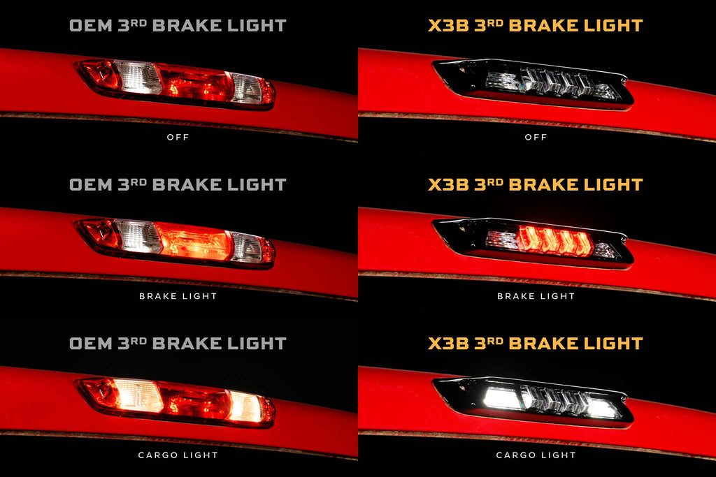 X3B LED Third Brake Light: 07-13 Silverado/Sierra