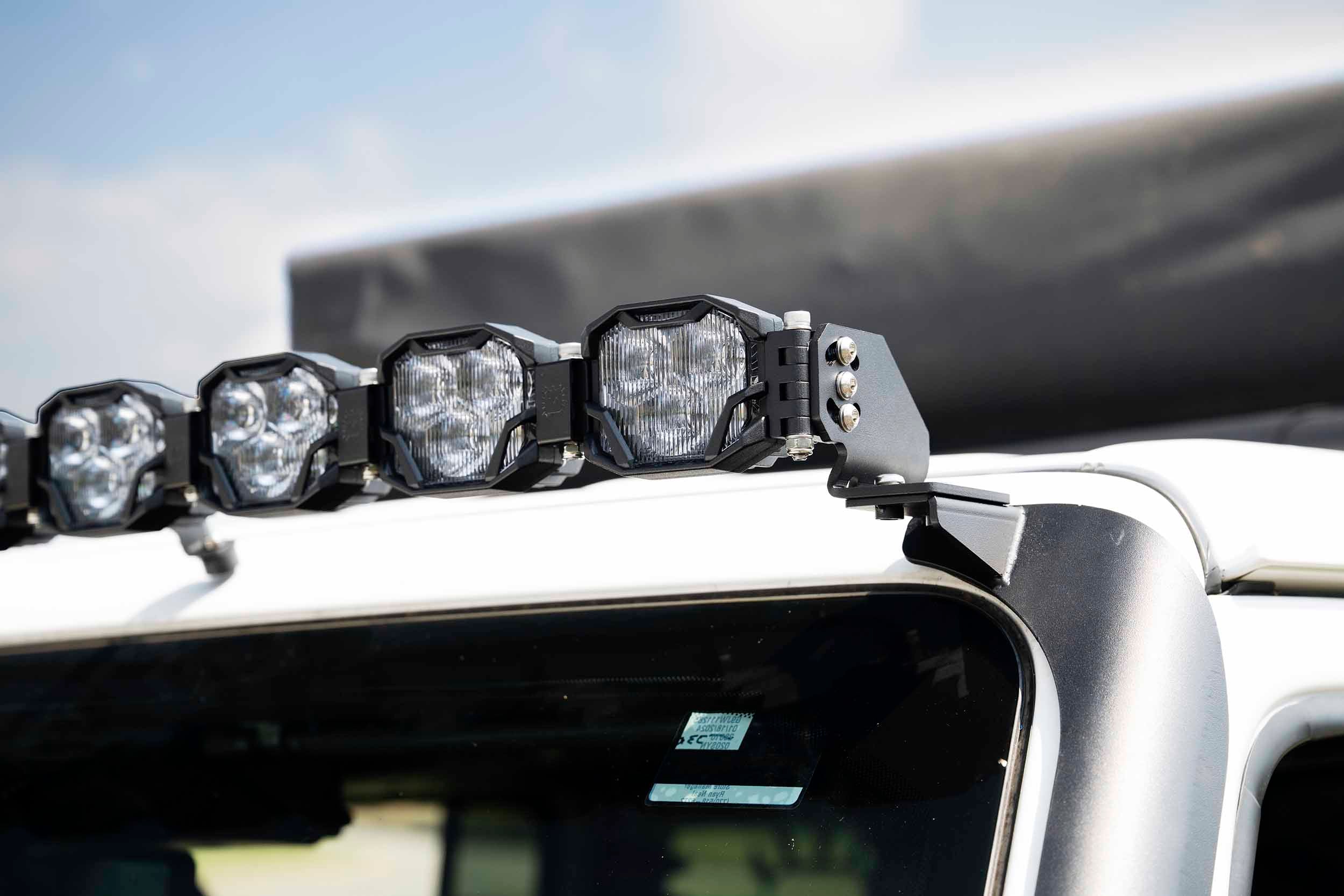 Jeep JL/JT Light Bar Windshield Mounts (Set)
