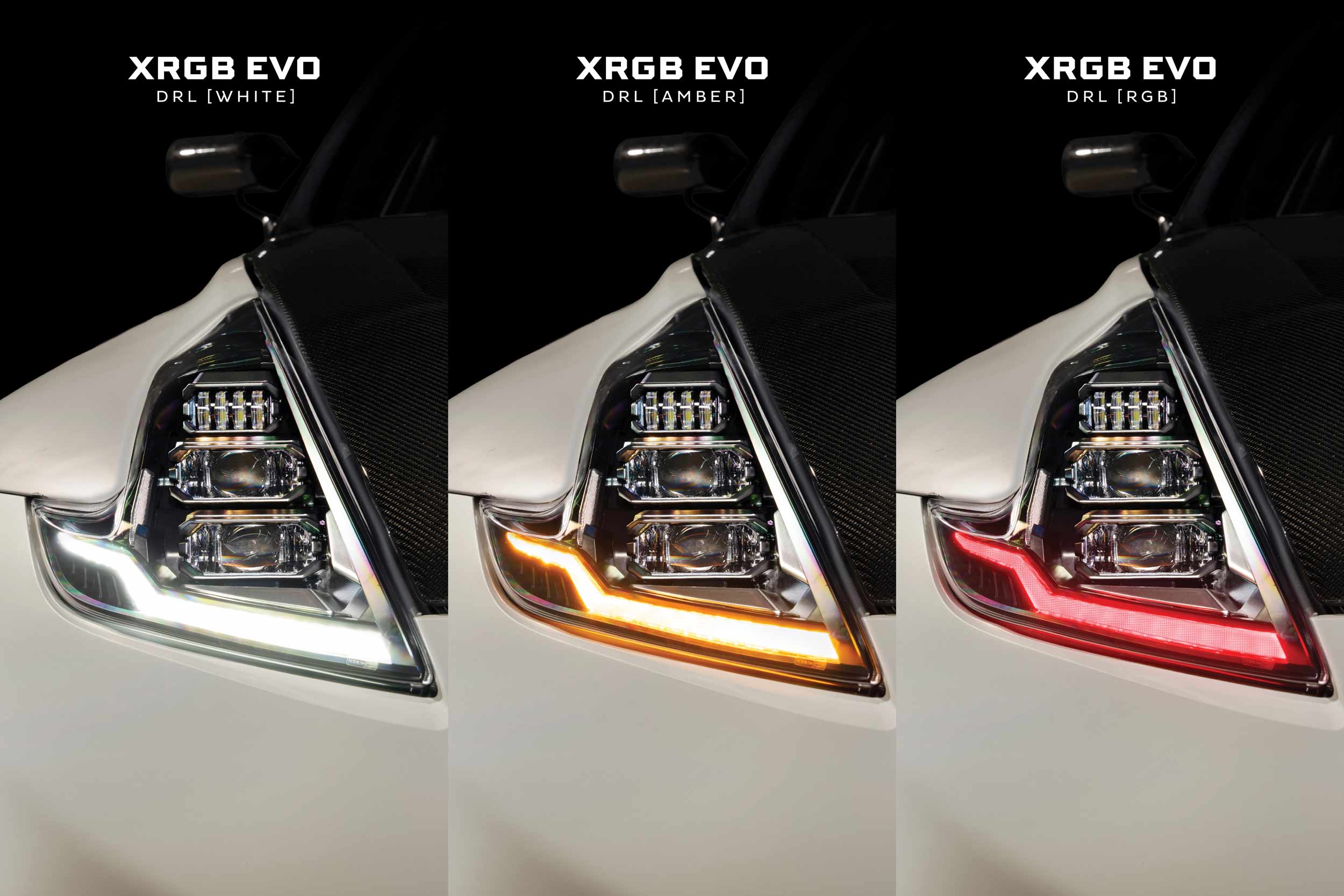 XRGB Evo Headlights: 09-21 Nissan 370Z (Set)