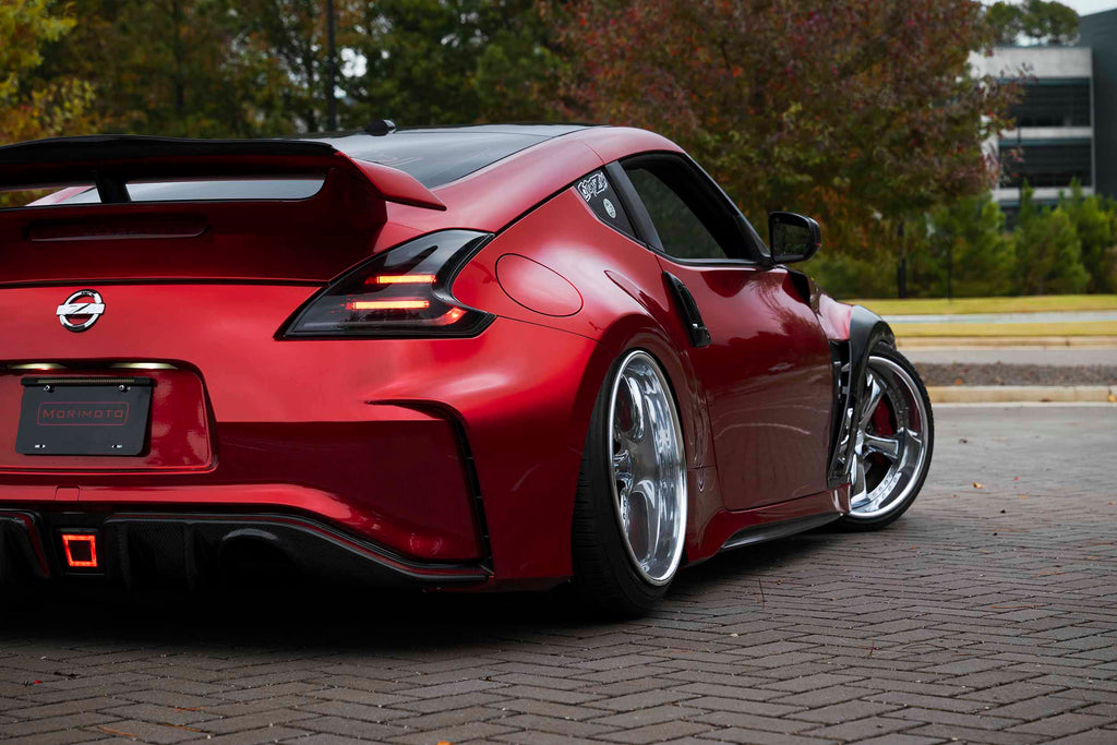 XB LED Tail Lights: 09-21 Nissan 370Z (Gen II / Smoked / Set)