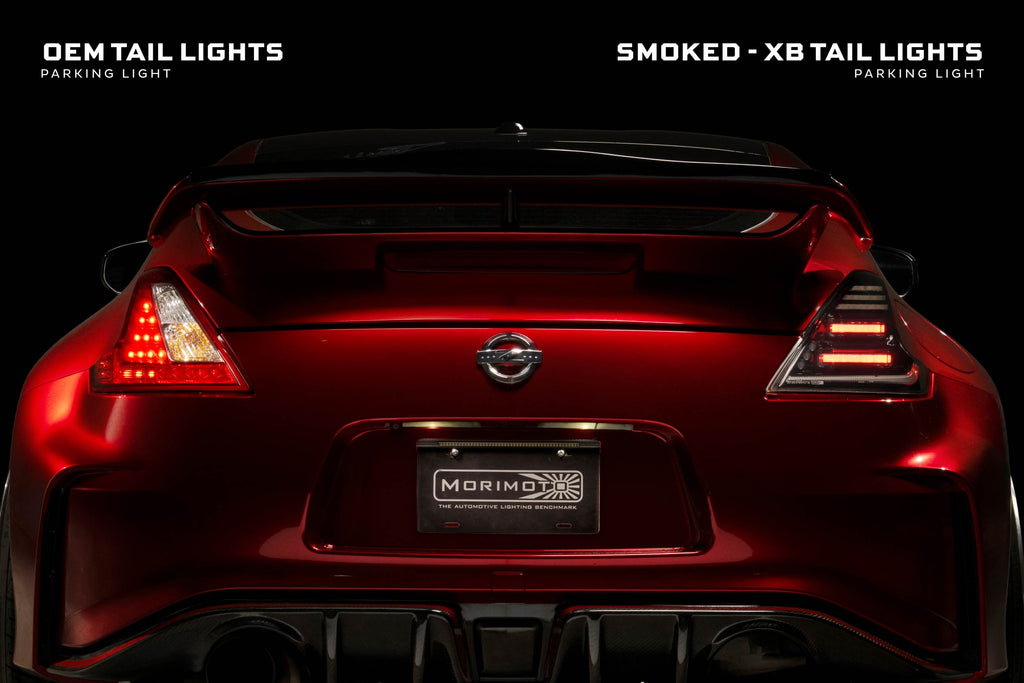 XB LED Tail Lights: 09-21 Nissan 370Z (Gen II / Smoked / Set)