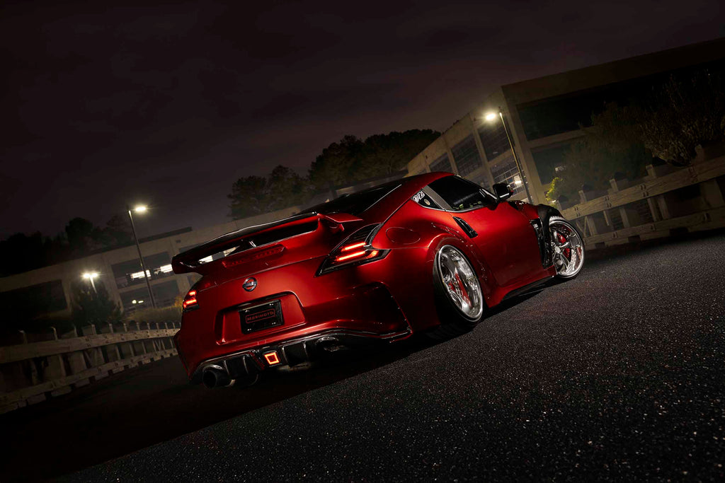 XB LED Tail Lights: 09-21 Nissan 370Z (Gen II / Smoked / Set)