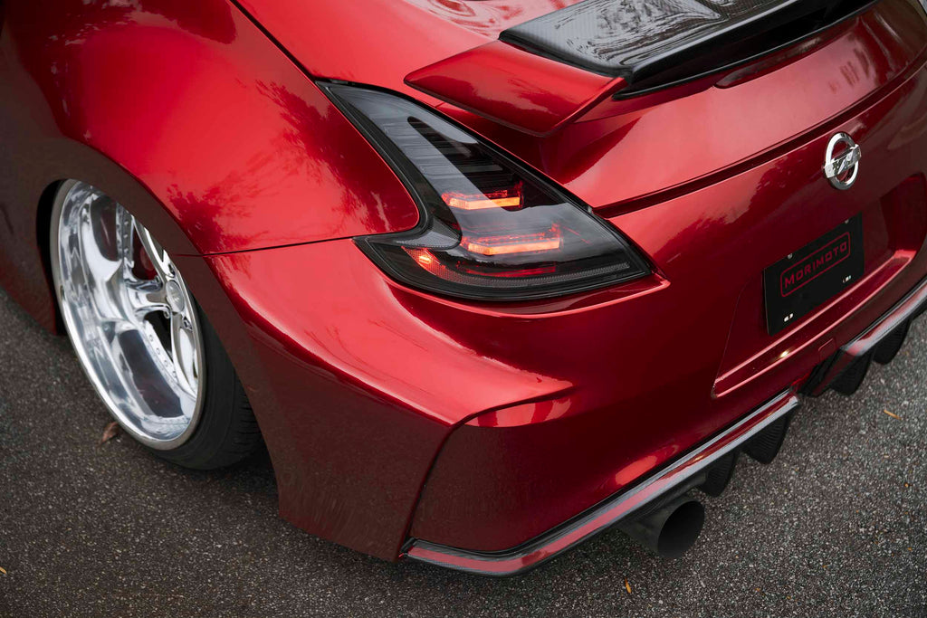 XB LED Tail Lights: 09-21 Nissan 370Z (Gen II / Smoked / Set)