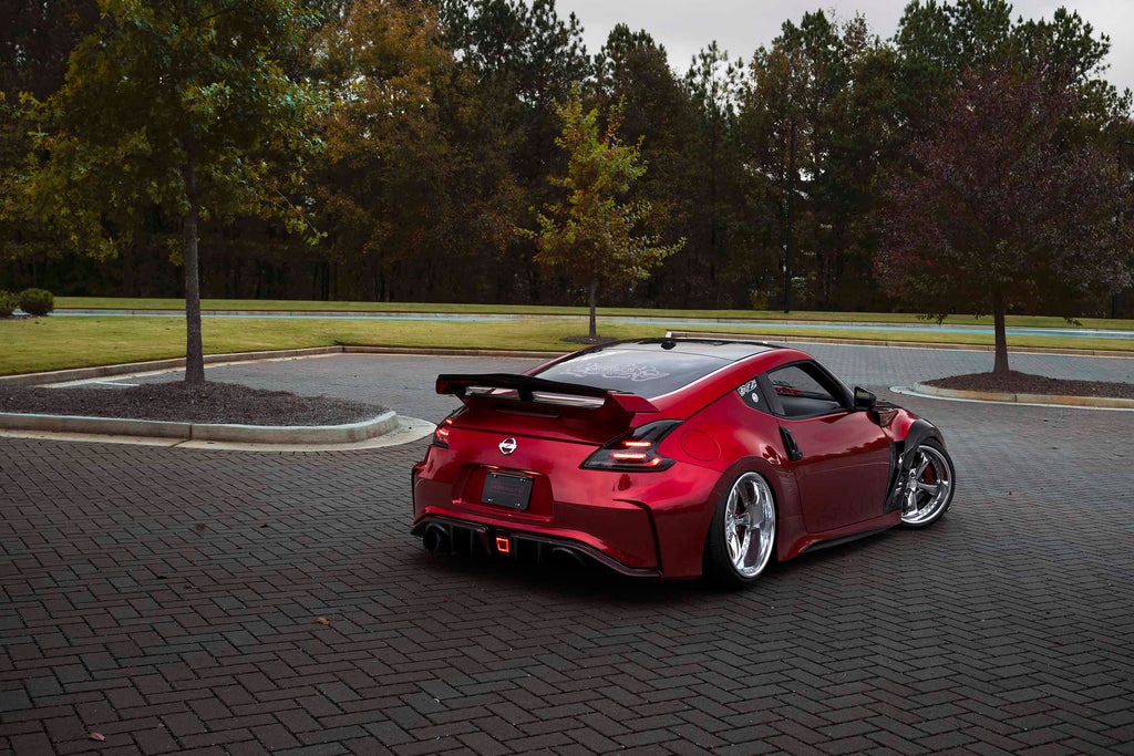 XB LED Tail Lights: 09-21 Nissan 370Z (Gen II / Smoked / Set)
