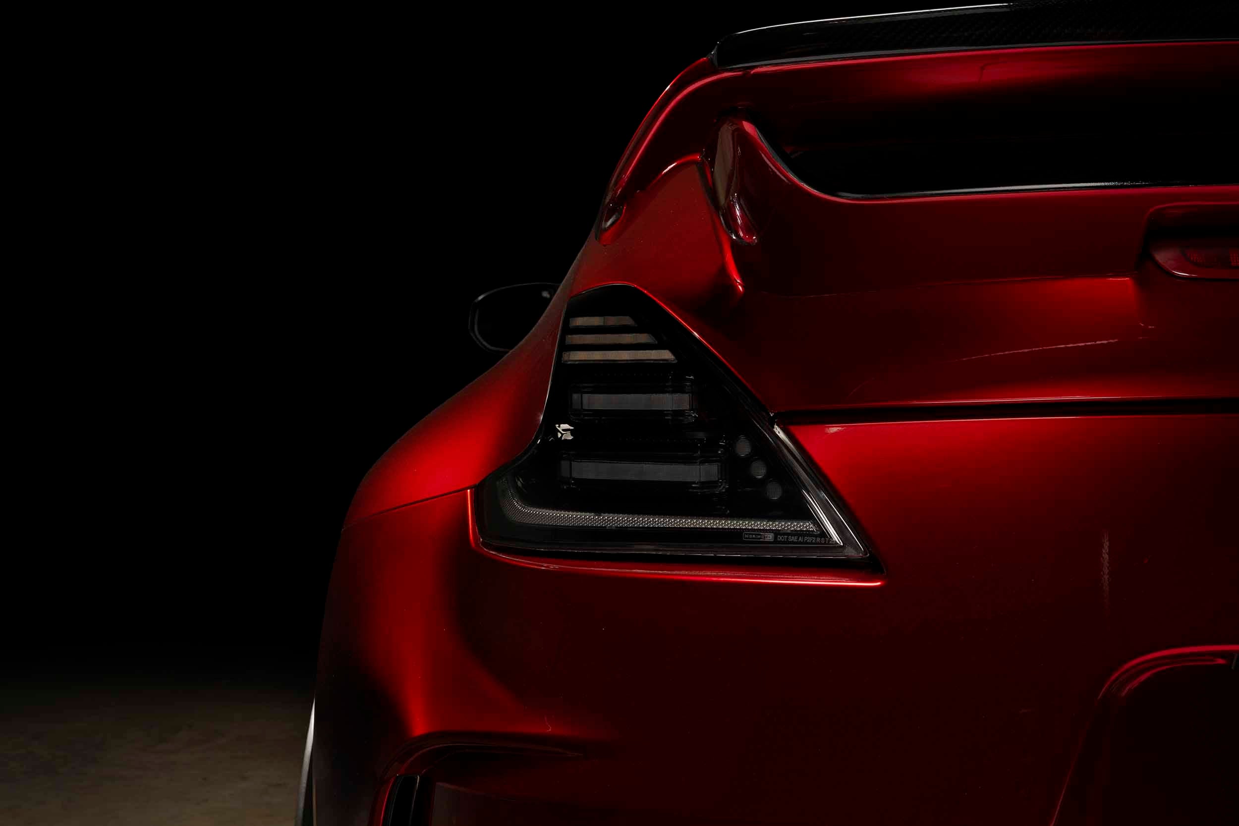 XB LED Tail Lights: 09-21 Nissan 370Z (Gen II / Smoked / Set)