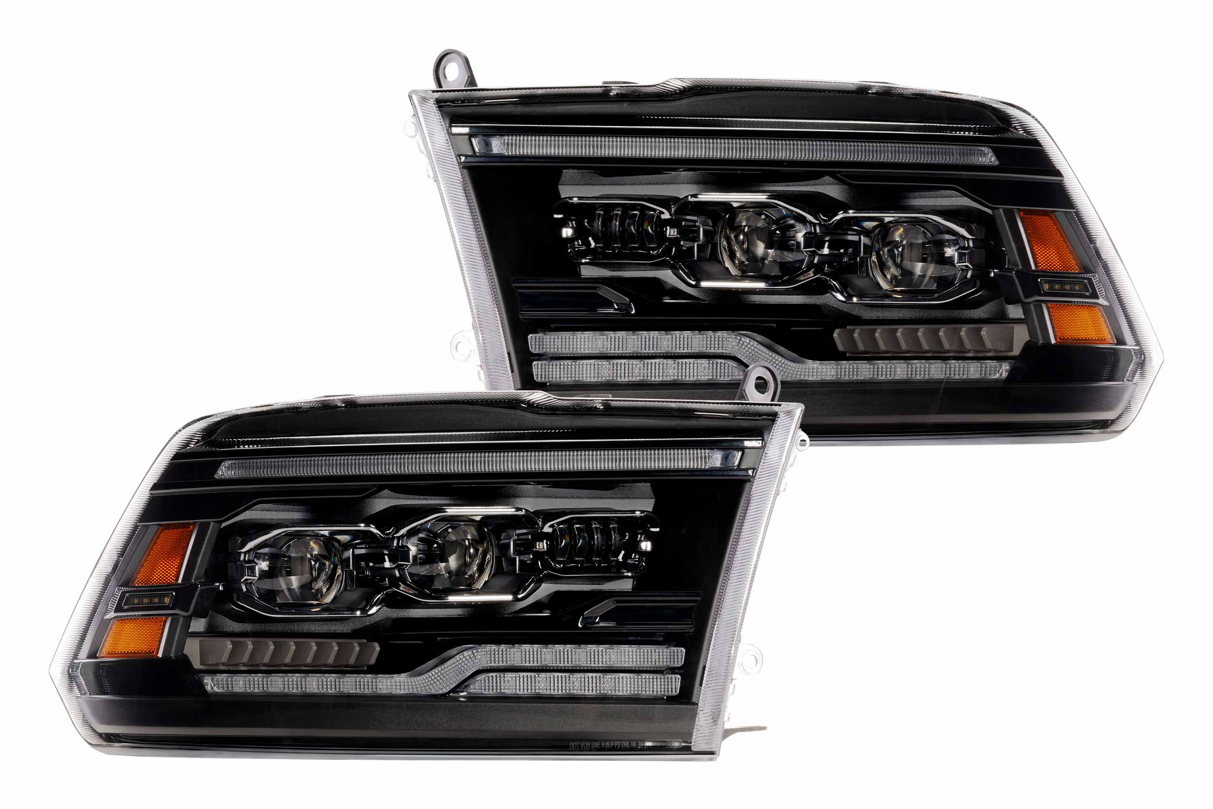 XB Evo Headlights: 09-18 Dodge Ram (Set)