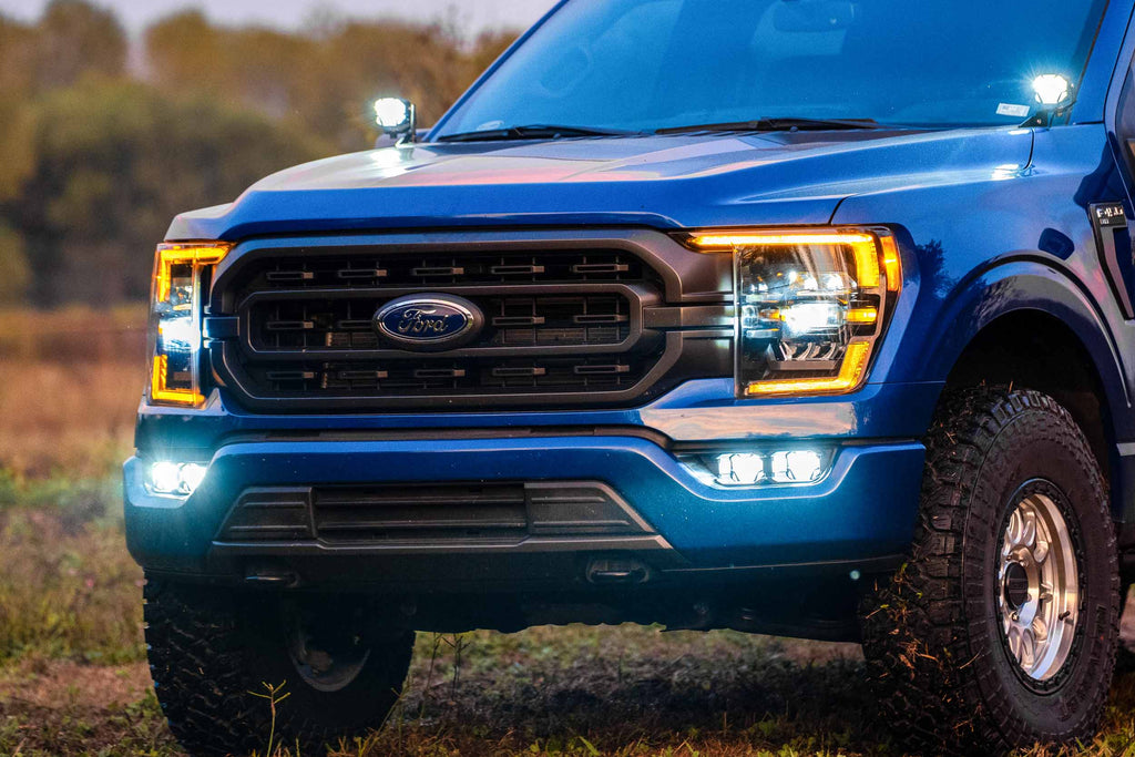21-23 F-150 OE LED 4Banger Fog Light Kit: NCS White