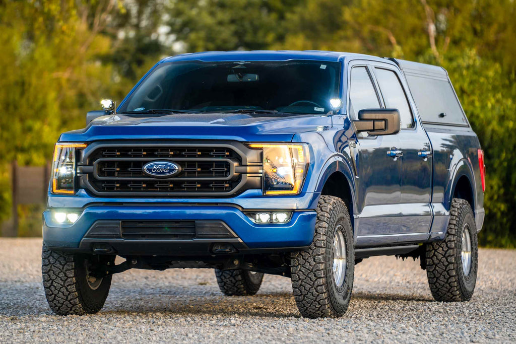 21-23 F-150 OE LED 4Banger Fog Light Kit: HXB White
