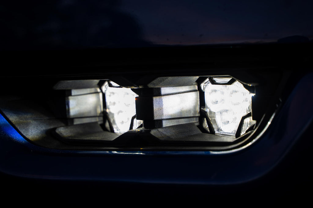 21-23 F-150 OE Halogen 4Banger Fog Light Kit: NCS White